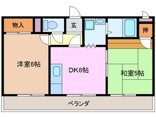 ピースフル藤の物件間取画像